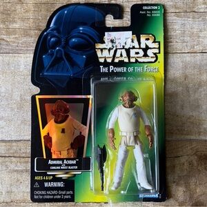 Star Wars Power of the Force Admiral Ackbar Kenner Action Figure 1997 New 69686